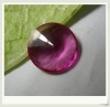Wholesale Lab created ruby gemstone cabochon round shape