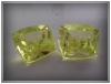 Wholesale cz irregular square cubic zirconia gemstone