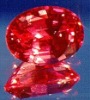 Wholesale Carmine square chamfer spinel