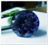 synthetic cz gems dark blue zircon