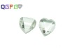 pink heart shape CZ Gemstone