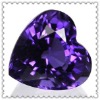 Wholesale Heart Violet CZ Stones