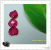 Wholesale red 5# heart shape gems