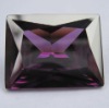 Wholesale Square Shape Purple CZ