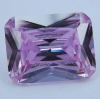Wholesale Violet Octagon Jewelry Gemstone
