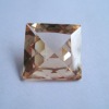 Wholesale Champagne Square Shape Cubic Zirconia