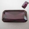 Wholesale amethyst rectangle zircon