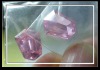 Wholesale Cubic zirconia bullet shape pink cz