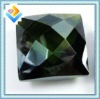 Wholesale Olivine cushion cut zircon gemstone