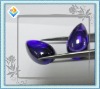Wholesale Fancy dark blue cz gemstone pear cabochon