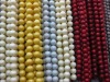 Wholesale shell pearl beads printed in solid color