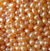 Wholesale nice pink loose freshwater water drop pearl