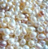 Wholesale 8-9mm white drop loose pearl