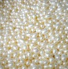 Wholesale white loose dropwater pearl beads