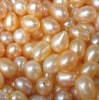 Wholesale nice pink loose freshwater drop pearl bead