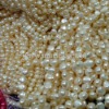 Wholesale 8-9mm white freshwater baroque pearl strand