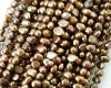 Wholesale 6-7mm coffee color baroque pearls