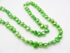 6-7mm Green Freshwater Pearls Beads for Jewelry DIY Making