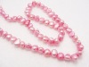 6-7mm Pink Freshwater Pearls Beads for Jewelry DIY Making