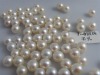 Wholesale perfect round AAA white freshwater pearl bead