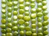 7-8mm green dyed baroque pearls