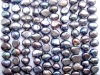 black baroque freshwater pearls