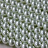 Wholesale Glass Pearls white 8mm Round