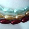 Wholesale Glass pearl beads-8*17mm water drop