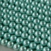 Wholesale Glass Pearls Aqua 8mm Round