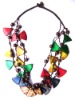 Wholesale 2011 Fashionable spring mix color Coconut necklace