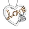 love heart necklace pendant