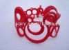 NEW&HOT!!!100% silicone fashion bracelet