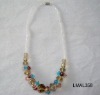 LMAL358 Fashion Beads Alloy Necklace