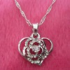 heart alloy necklace