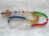 Glass rosary necklaces