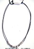 2011 fashion leather necklace