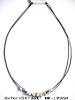 2011 fashion leather necklace