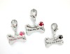 Wholesale Rhinestone Bone Pet Charm