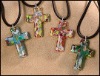 Wholesale GP0010 Cross Murano Glass Pendant