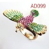 Wholesale 2011 fashion alloy crystal rings,welcome to OEM