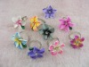 Wholesale fashion polymer clay flower ring