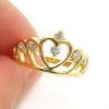 Wholesale Fashion Golden Crown Ring