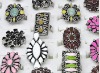 Wholesale Fashion rings enamel vintage style adjustable rings