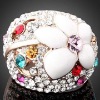 Wholesale Gorgeous Sparkling Crystal Fashion Ring