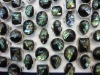 Wholesale Charming fashion azure stone rings fashion shell rings