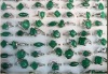 Fashion Lots Nature Gemstone Charm Lady's rings jade rings