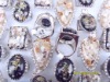 murano shell rings rhinestone rings