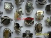 mixed lots natural black shell rings