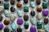 2010 mix lots fashion color stone rings