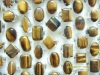 Wholesale tiger-eye stone silver rings fashion rings